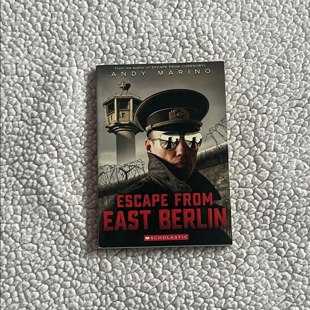 Scholastic Escape from East Berlin Book with Red and Black Cover